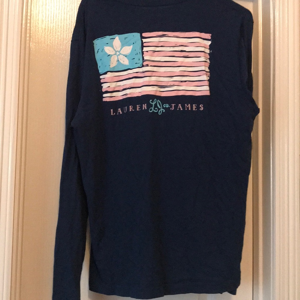 Lauren James long sleeve American tee *SOFT*